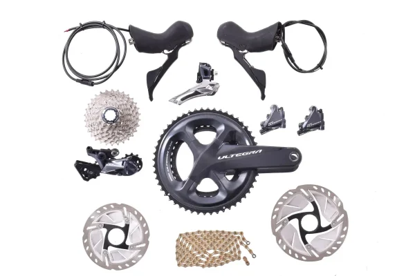Used Shimano Ultegra R8000 2x11 Disc Brake Groupset used shimano ultegra r8000 2x1 0 1750476138 - AROUNDTHECYCLE