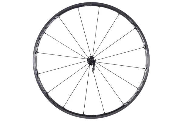 Used Shimano WH-RS81 C24 Carbon/Alloy Road Rim Brake Front Wheel used shimano wh rs81 c24 carbo 0 1750475754 - AROUNDTHECYCLE