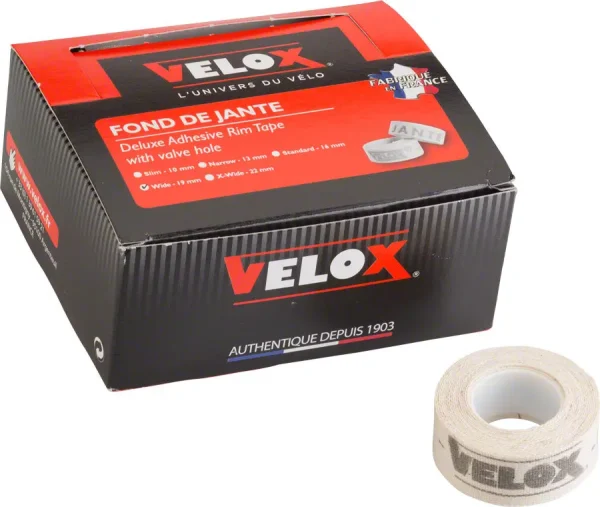 Velox 19mm Bike Rim Tape - 10 Rolls for Wheel Protection velox 19mm bike rim tape 10 ro 0 1750476915 - AROUNDTHECYCLE