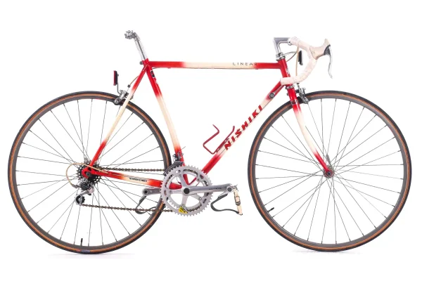 Vintage Nishiki Road Bike | Shimano 105, Tange Steel, Red/White vintage nishiki road bike shim 0 1750475922 - AROUNDTHECYCLE