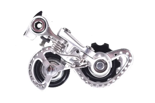 Vintage Sachs Huret Jubilee Derailleur - Short Cage Bolt-On Drillium Silver vintage sachs huret jubilee de 0 1750475840 - AROUNDTHECYCLE