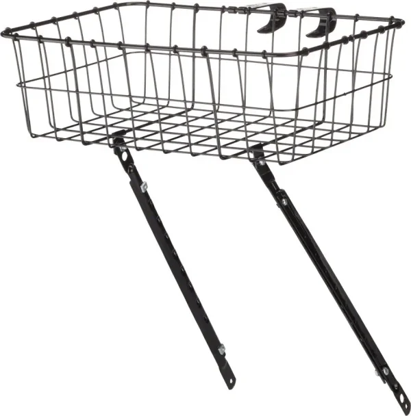 Wald 1372 Bike Front Basket | Gloss Black MD Cycling Cargo wald 1372 bike front basket gl 0 1750476695 - AROUNDTHECYCLE