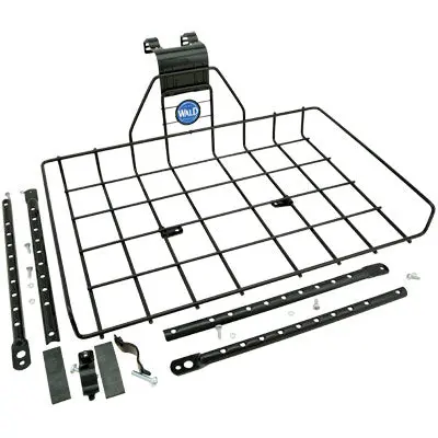 Wald 257 Universal Front Bike Rack - Gloss Black Multi-Fit wald 257 universal front bike 0 1750476698 - AROUNDTHECYCLE