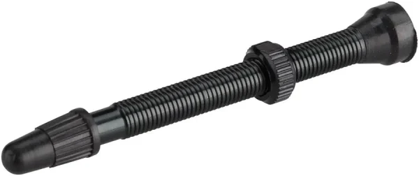 Whisky Parts No.9 Alloy Tubeless Valve Stems - 65mm Black Pair whisky parts no9 alloy tubeles 0 1750476188 - AROUNDTHECYCLE