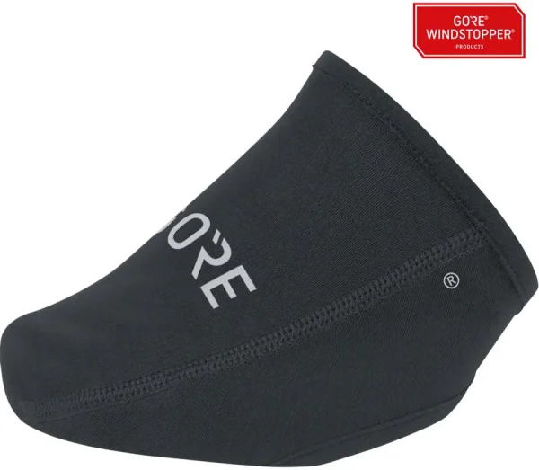 Windproof Cycling Toe Covers - Gore Windstopper Black windproof cycling toe covers g 0 1750476287 - AROUNDTHECYCLE