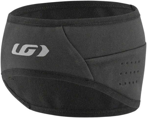 Windproof Running Headband Garneau Black One Size windproof running headband gar 0 1750477435 - AROUNDTHECYCLE
