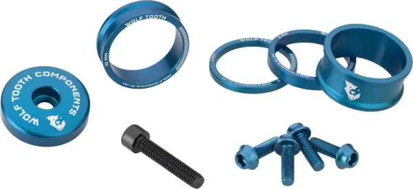 Wolf Tooth Anodized Bling Kit - Stylish Blue Customizable wolf tooth anodized bling kit 0 1750477292 - AROUNDTHECYCLE