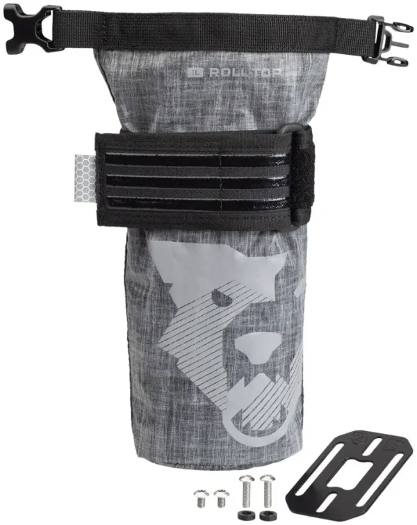 Wolf Tooth B-RAD Motorcycle Handlebar Bag - 1L Roll-Top Black wolf tooth b rad motorcycle ha 0 1750476580 - AROUNDTHECYCLE