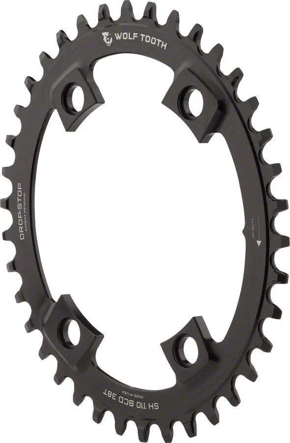 Wolf Tooth Shimano 110 BCD 40t Chainring - Elliptical Drop-Stop wolf tooth shimano 110 bcd 40t 0 1750476138 - AROUNDTHECYCLE