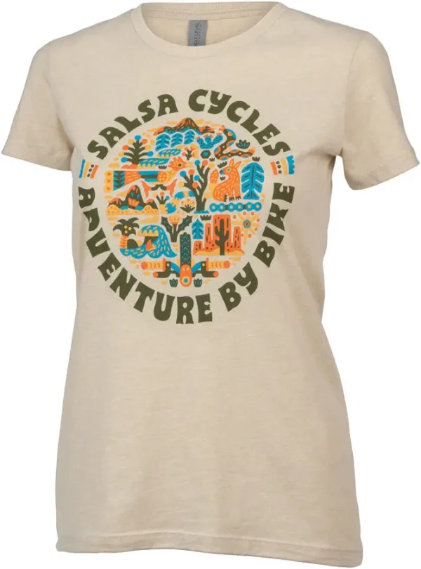 Women's Comfortable Cotton Tee | Wild Design Natural womens comfortable cotton tee 0 1750476551 - AROUNDTHECYCLE