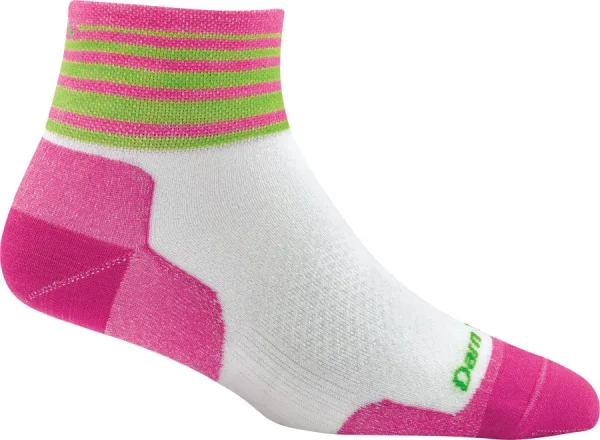 Women's Darn Tough Premium Quarter Socks - Stripe White womens darn tough premium quar 0 1750477289 - AROUNDTHECYCLE